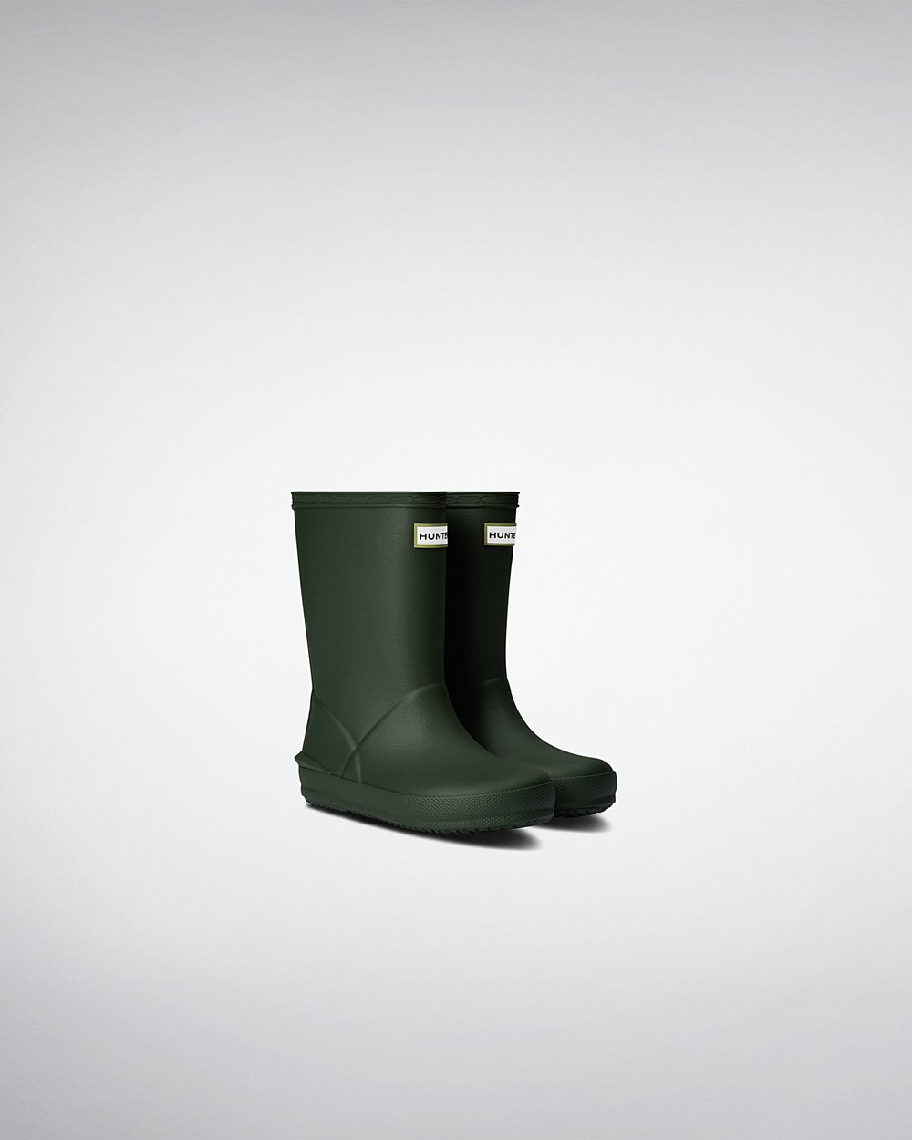 Hunter Niños First Norris - Botas de Lluvia Verde - 047-SPUNQJ